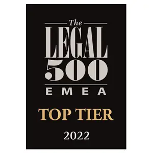 L500 Emea 2022 Top Tier Firm L500 Emea 2022 Top Tier Firm