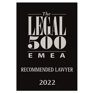 L500 Emea 2022 Recommended Lawyer L500 Emea 2022 Recommended Lawyer