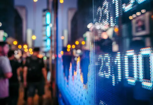 Stock Exchange Board Outside Stock Exchange Board Outside