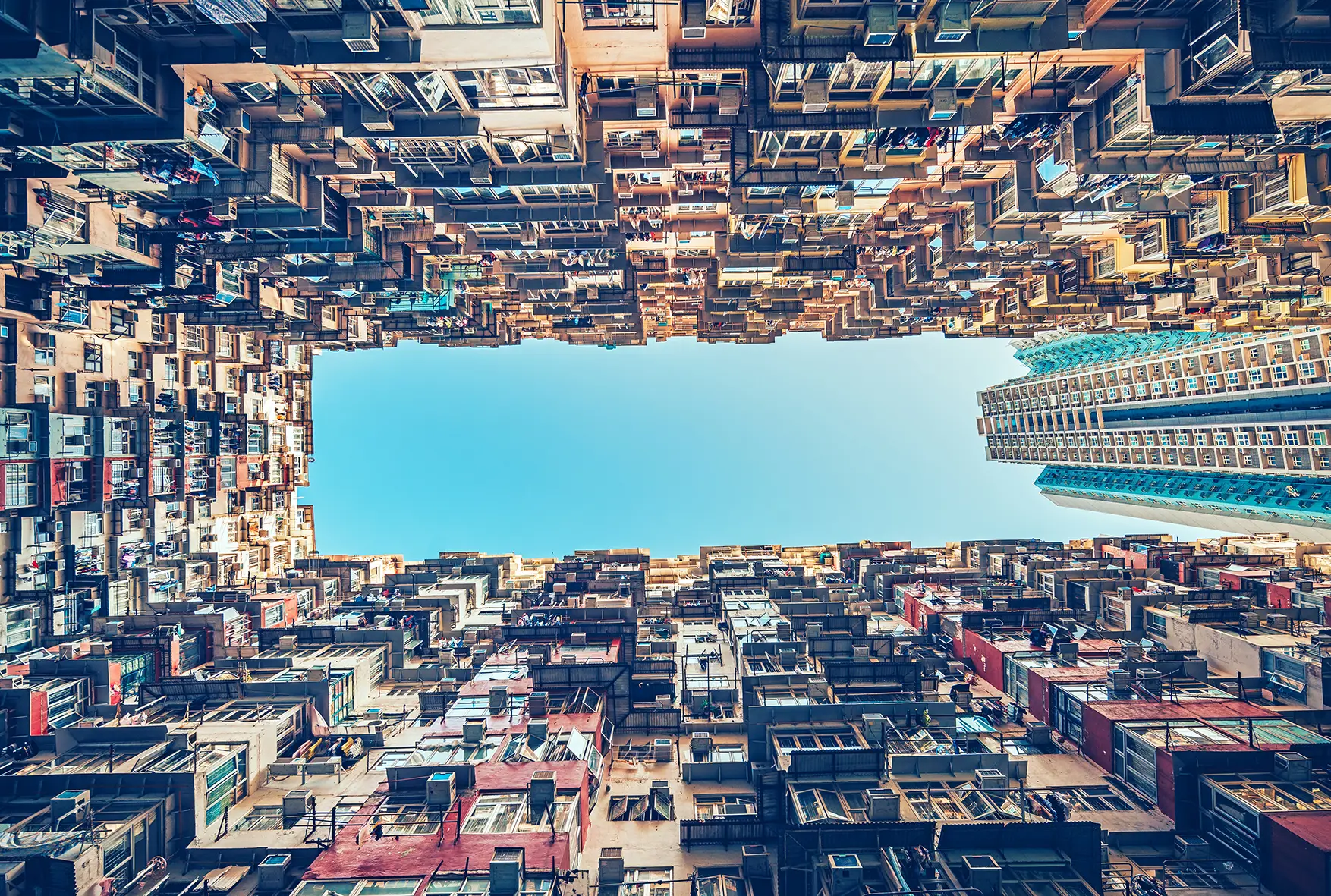 Hong Kong_Apartment Block Hong Kong_Apartment Block