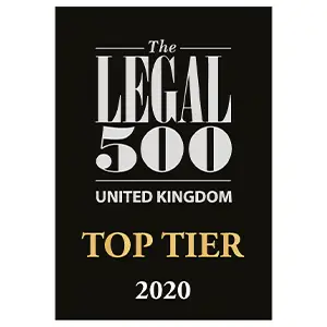 Legal 500_Uk_Top Tier Legal 500_Uk_Top Tier