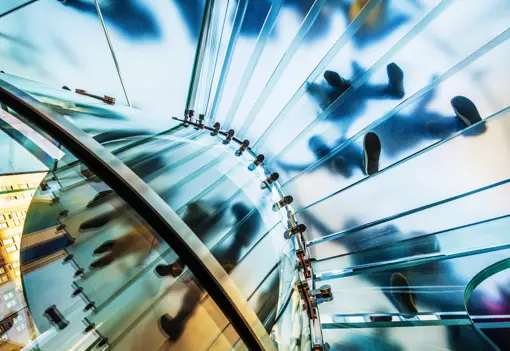 Silhouettes On Staircase 2 Silhouettes On Staircase 2