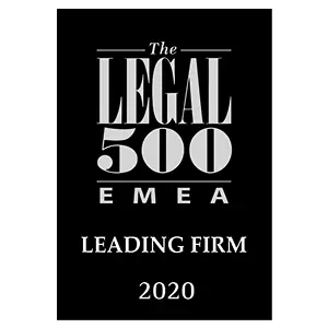 Legal 500 Emea 2020 Leading Firm Legal 500 Emea 2020 Leading Firm